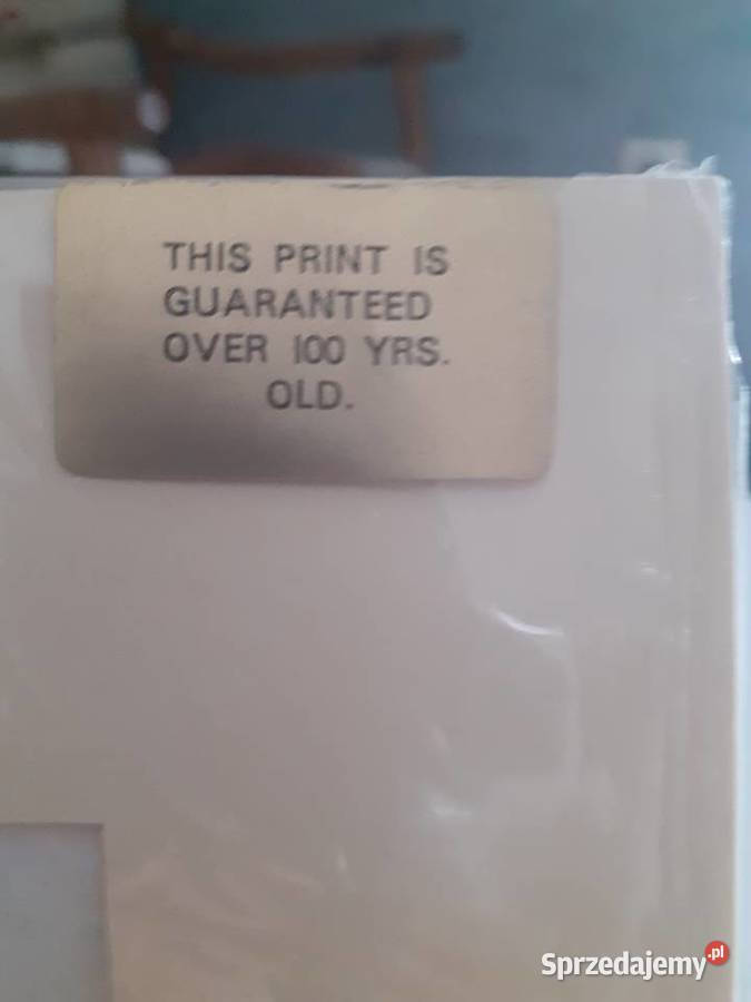 100letni wycinek z gazety malowany ręcznie Tarnów