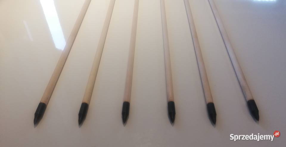 Strzały drewniane tradycyjne naturalne pióra Sporty strzeleckie i myślistwo Nowy Sącz sprzedam