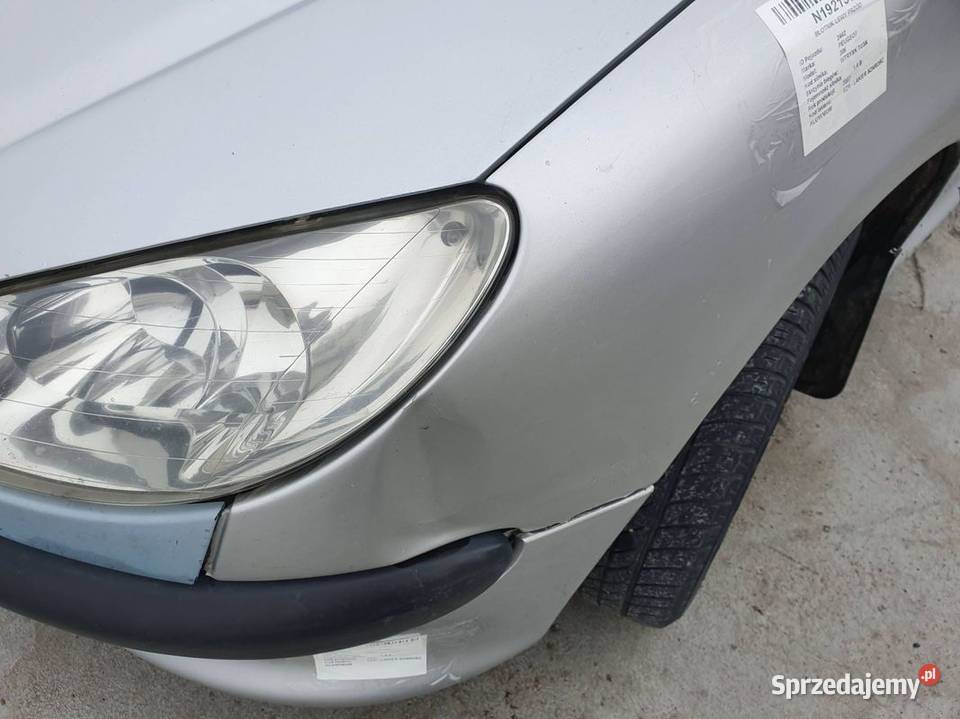 BŁOTNIK LEWY PRZÓD PEUGEOT 206 EZR osobowe Pozostałe kujawsko-pomorskie Lipno