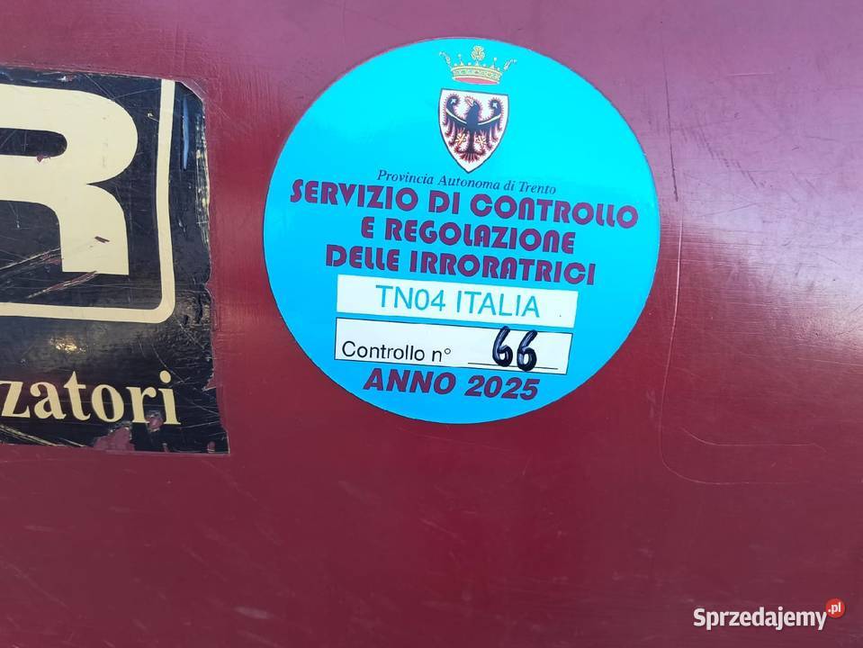 Opryskiwacz sadowniczy Steiner 1000l sprzedam