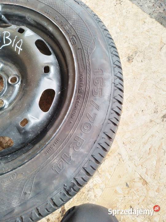 KOŁO ZAPASOWE ZAPAS SKODA FABIA I 16570 R14 Sosnowiec