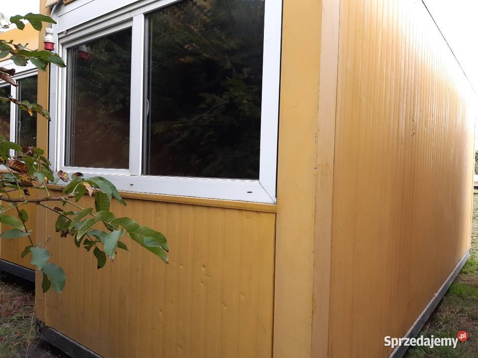 Kontener biurowy szatniowy żółty Swarzędz 37 wielkopolskie sprzedam