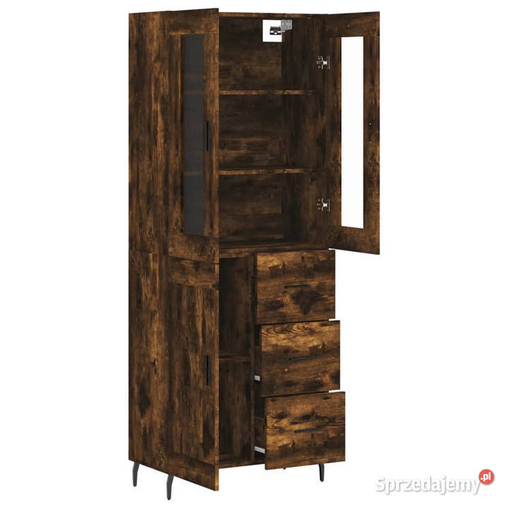 Witrynka przydymiony dąb 695x34x180 materiał Warszawa