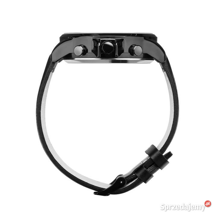 Zegarek męski stylowy dwa czasy stalowa koperta Warszawa