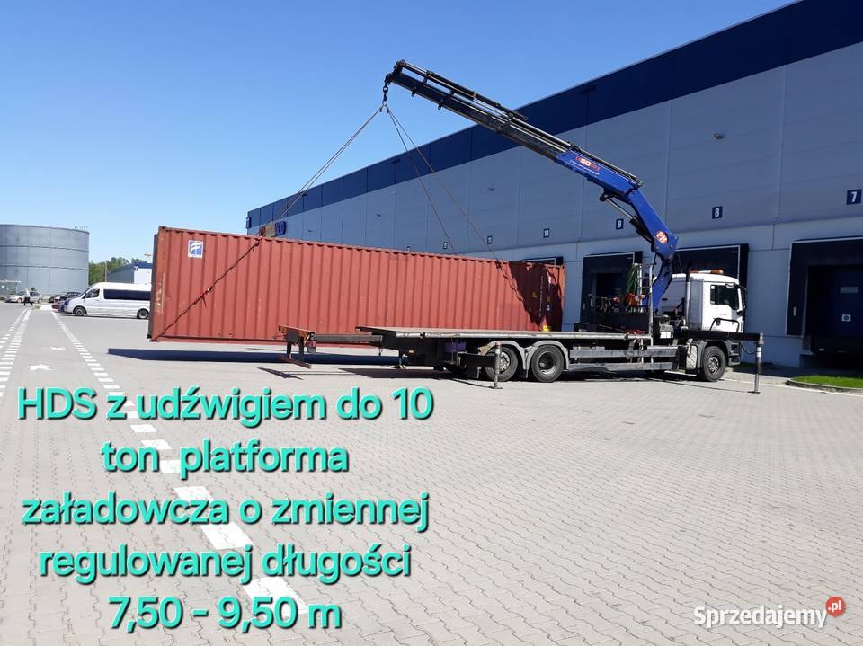 Transport HDS niskopodwoziowy ponadgabarytowy Warszawa