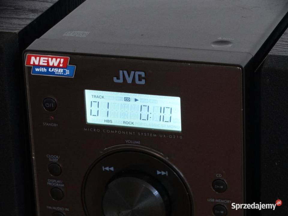 Wieża JVC CAUXG210 pilot CD USB mp3 kol WYSYŁKA Jasło sprzedam