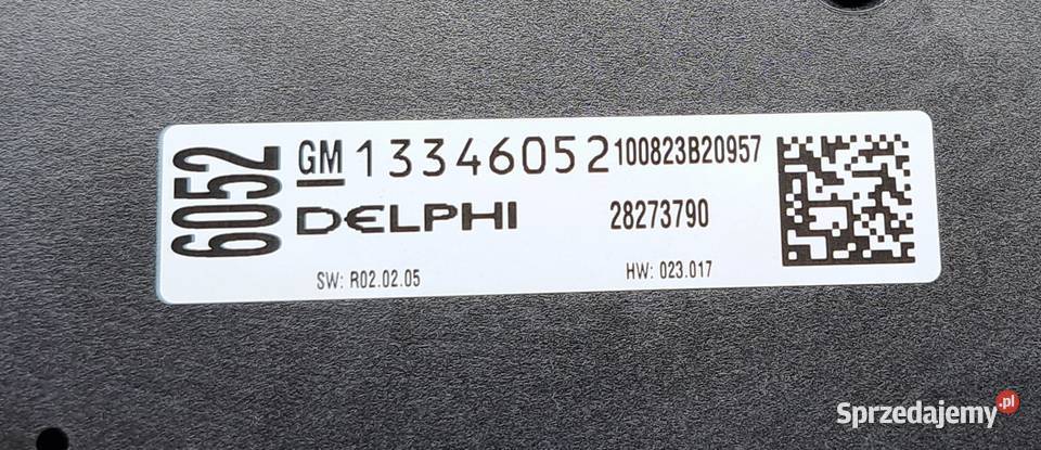 PANEL STEROWANIA RADIA KLIMATYZACJI OPEL ASTRA J Mielęcin