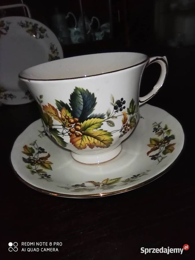 Filiżanka z talerzykiem deserowym