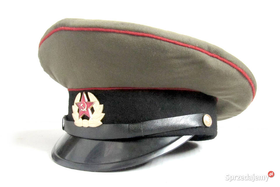czapka galowa wojsk pancernych byłego ZSRR