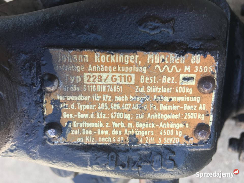 Zaczep Rockinger Typ 228G110 4700 Maszewo