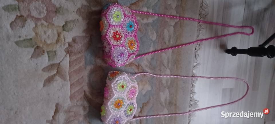 TOREBECZKI Z KORALIKÓW RĘKODZIEO OBIE 150ZL BEZ wielkopolskie