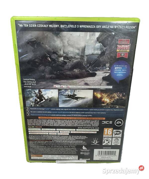 Gra Battlefield 3 Xbox 360 Xbox360 Elbląg