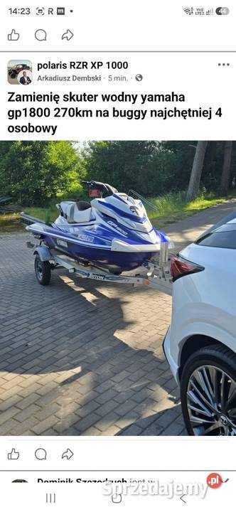 Yamaha GP1800 2018 260 aluminiowa przyczepa Rok produkcji 2018 Augustów