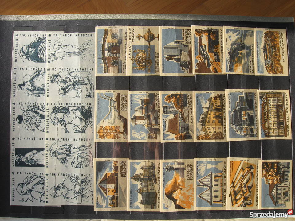 Kolekcja etykiet zapałczanych Warszawa