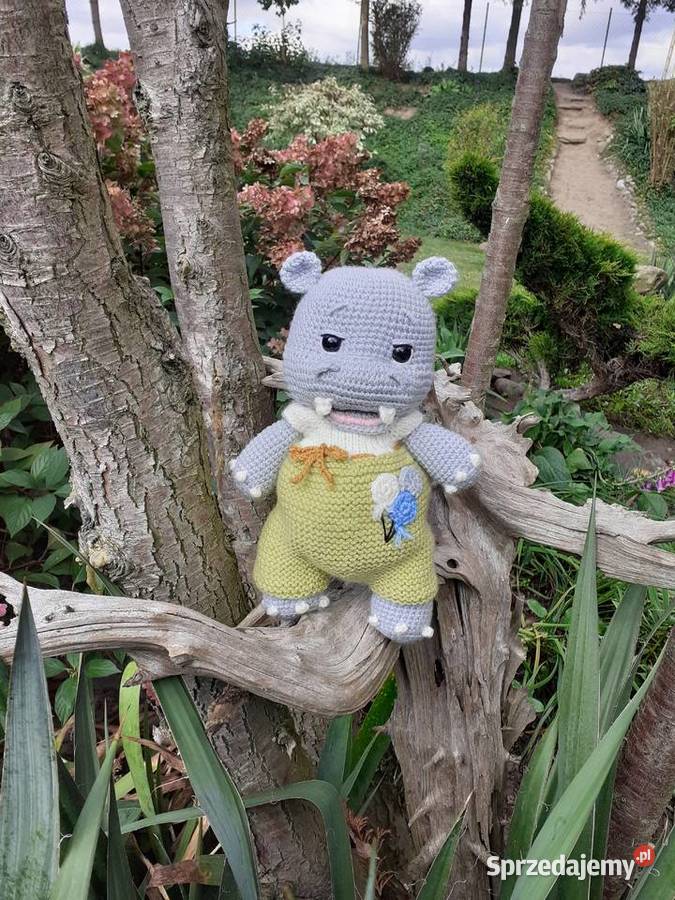 Hipopotam na szydełku kujawsko-pomorskie Nakło nad Notecią