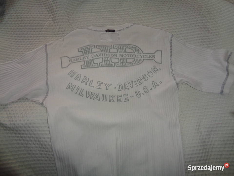 Harley Davidson Biała Bluzka Lubin