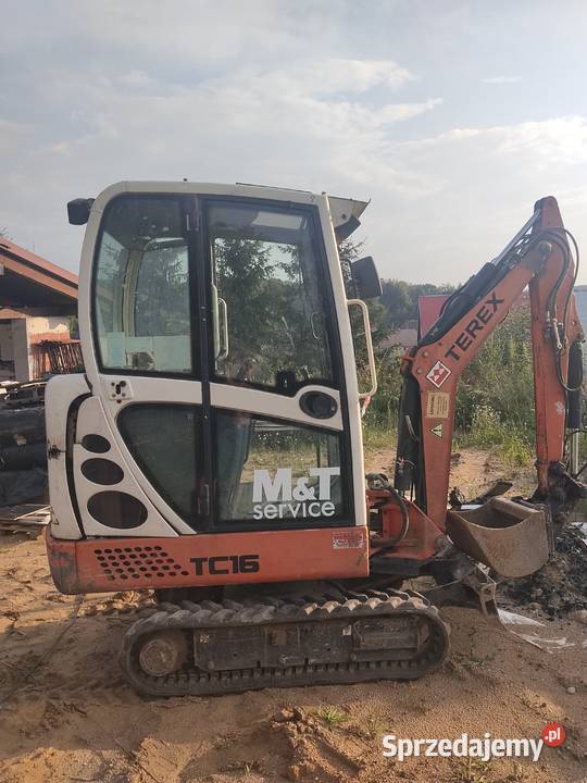 Koparka terex tc16 2011 Maszyny budowlane Krzeszowice sprzedam