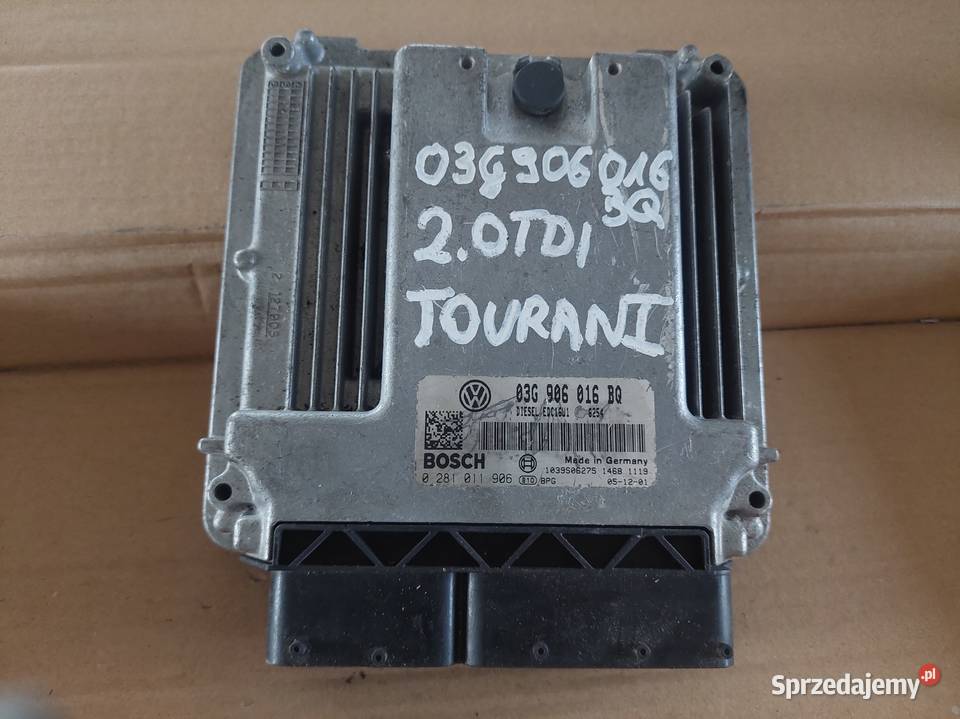 VW TOURAN komputer sterownik 0281011906 Kielce sprzedam