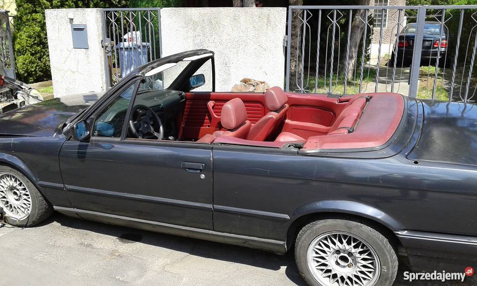 BMW Cabrio E30 20 Technicznie Idealny R6 TANIO elektryczne lusterka Motoryzacja Wrocław