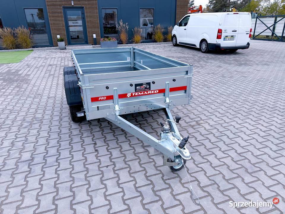 TEMARED PRO 23122 przyczepka dwuosiowa DMC 750 Cegielsko sprzedam