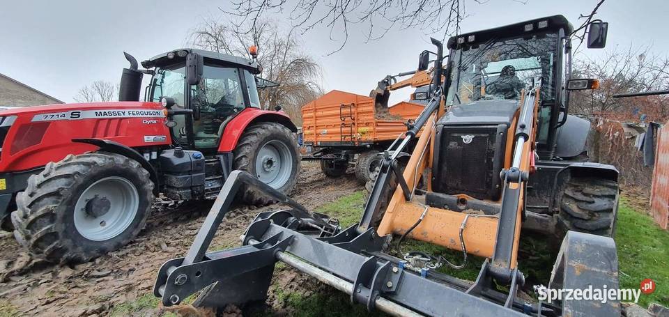 Usługi koparkoładowarką prace ziemne rozbiórka Komarówka Podlaska