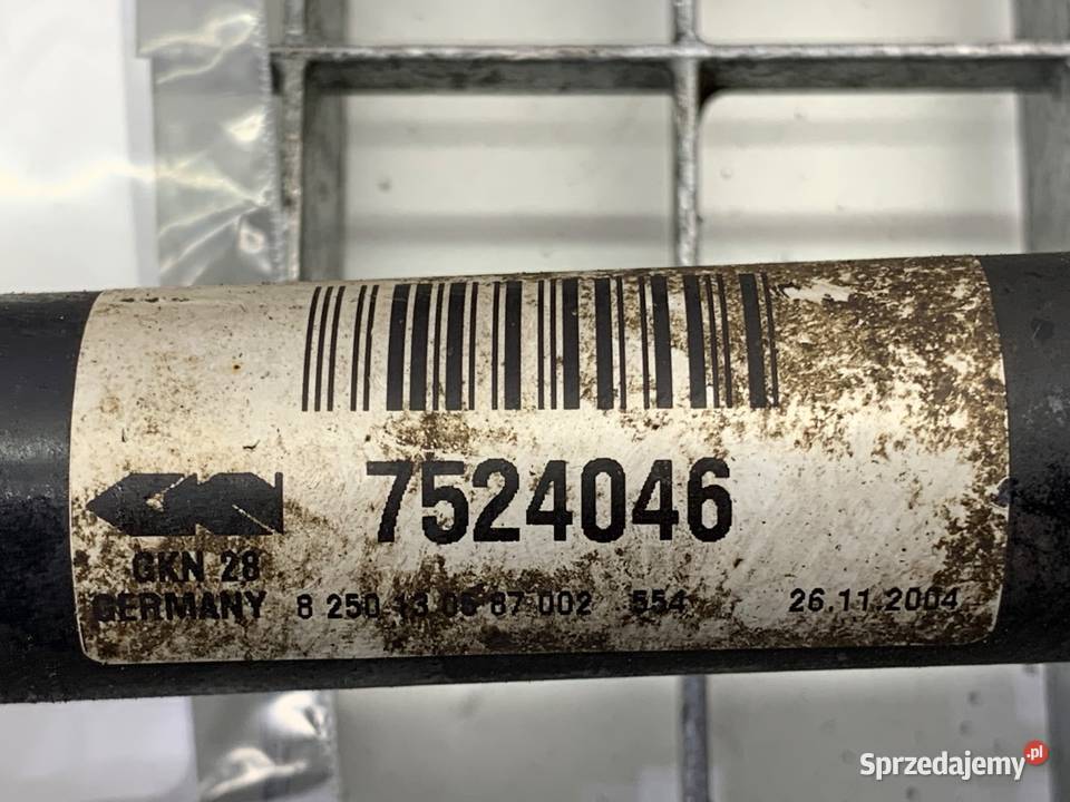 PÓŁOŚ PRAWY PRZÓD BMW E83 7524046 20 150 0311 osobowe