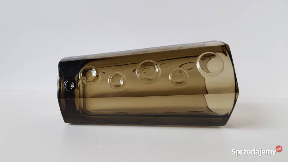 Wazon Woda Sodowa Ząbkowice kolorowe szkło PRL Porcelana i szkło