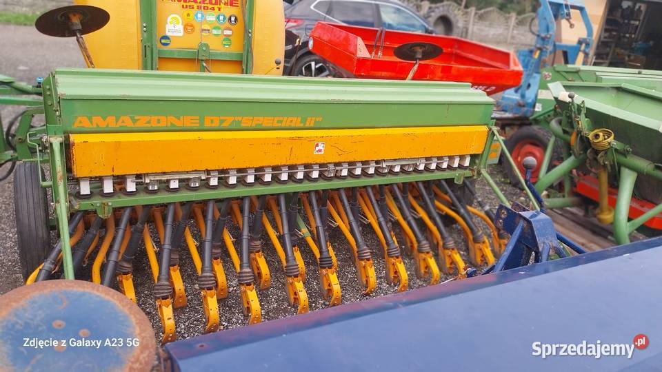 Siewnik do zboża AMAZONE D7 SPECJAL II 3m nieuszkodzony Siewniki i sadzarki Przymiłowice