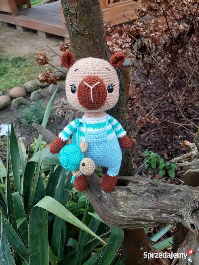 Kapibara na szydełku Maskotki