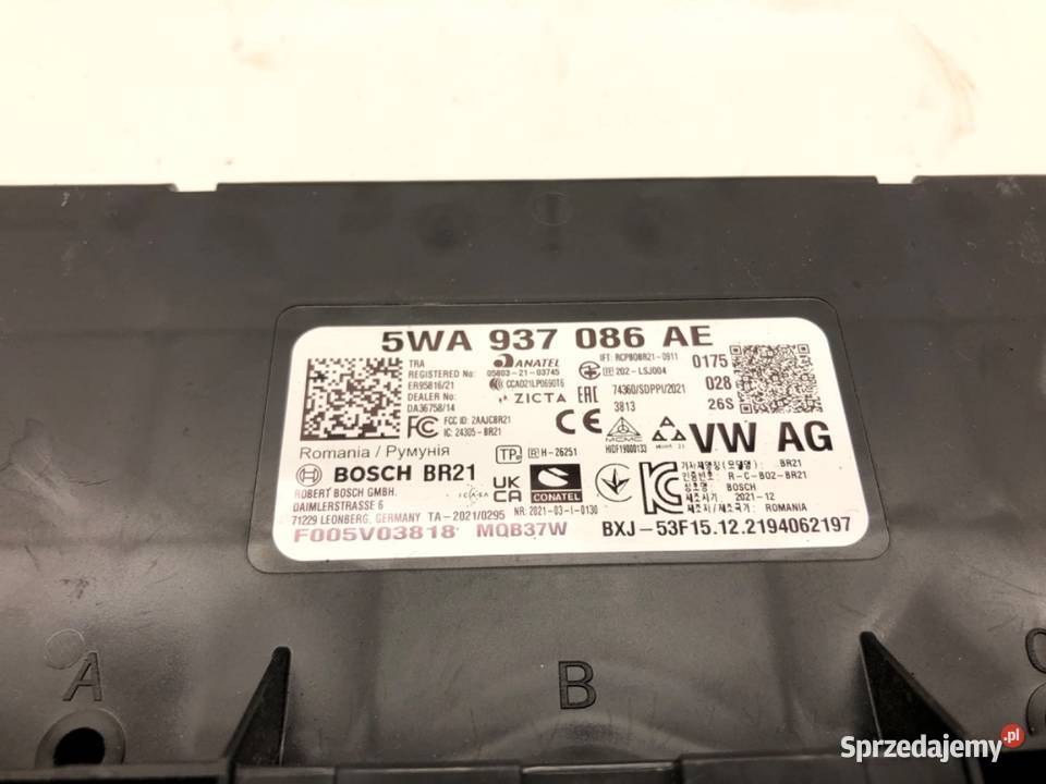MODUŁ KOMFORTU VW CADDY V 5WA937086AE Minivan sprzedam