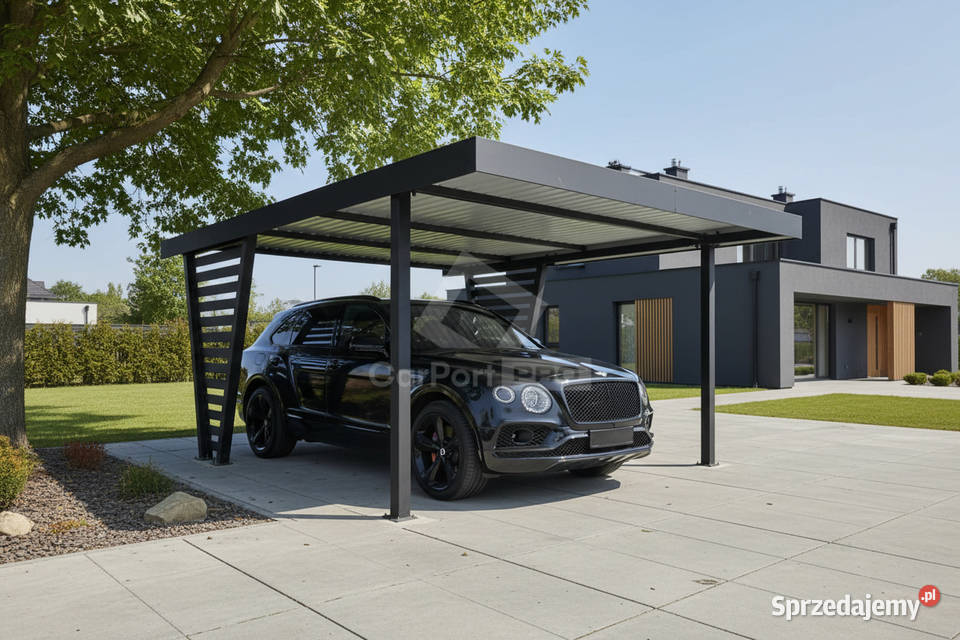Carport V PREMIUM 4x47m Wypełnienie panelami 771zł/m2 małopolskie Nowy Sącz
