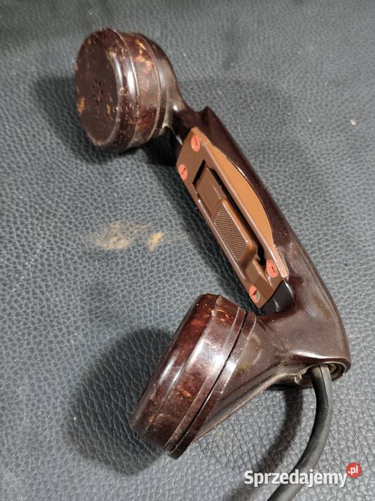 Zabytkowy Niemiecki Telefon Kolejowy SF 882 Poddębice