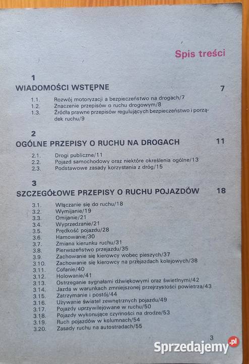 Podręcznik kierowcy kategorii B 1987 Małkinia Górna