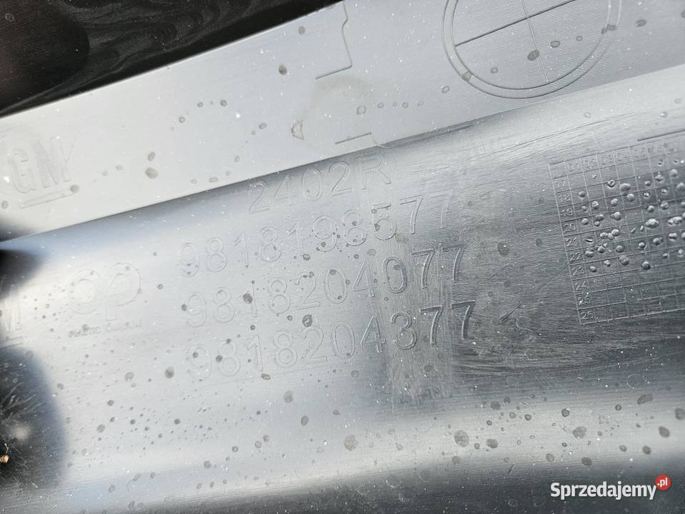 OPEL COMBO E NAROŻNIK PRAWY ZDERZAKA PRZÓD Międzychód