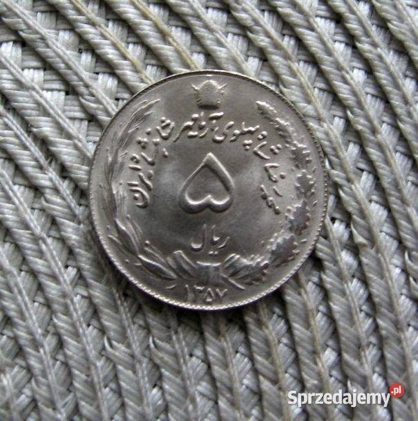 Iran 5 Riali 1978r Antyki, Sztuka, Kolekcje Kalisz