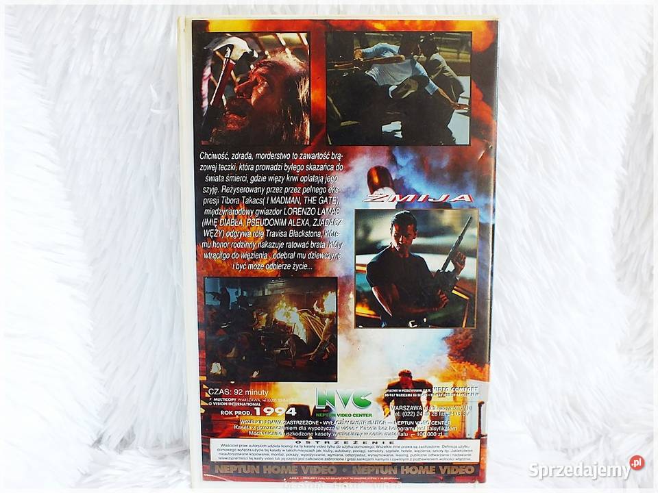 Kaseta VHS Film VIPER ŻMIJA Lorenzo Lamas Żary