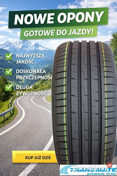 Nowe Opony LETNIE 22550R17 WYSYŁKA Samochodowe Zabrnie