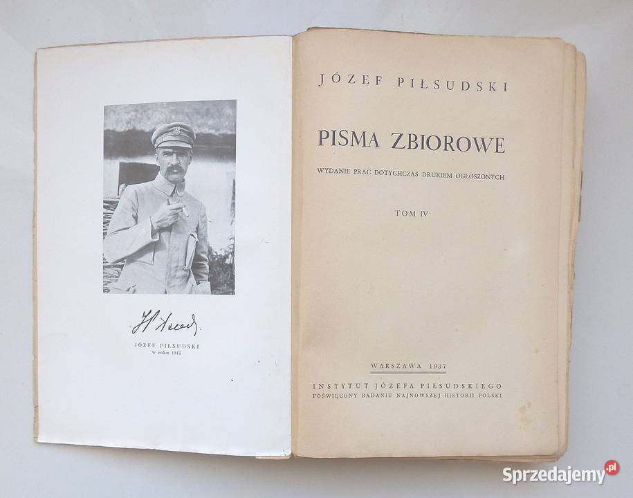 H Piłsudski Pisma zbiorowe tom 4 Warszawa