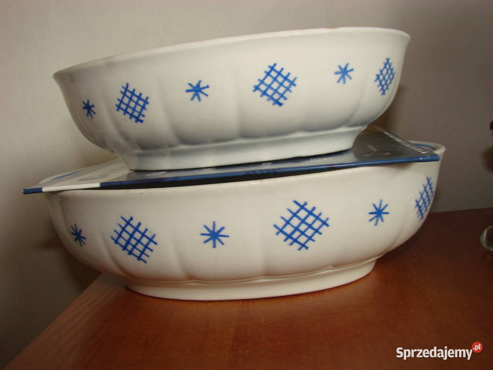 Gefle stara porcelanowa owalna miska Porcelana i szkło Pruszcz Gdański