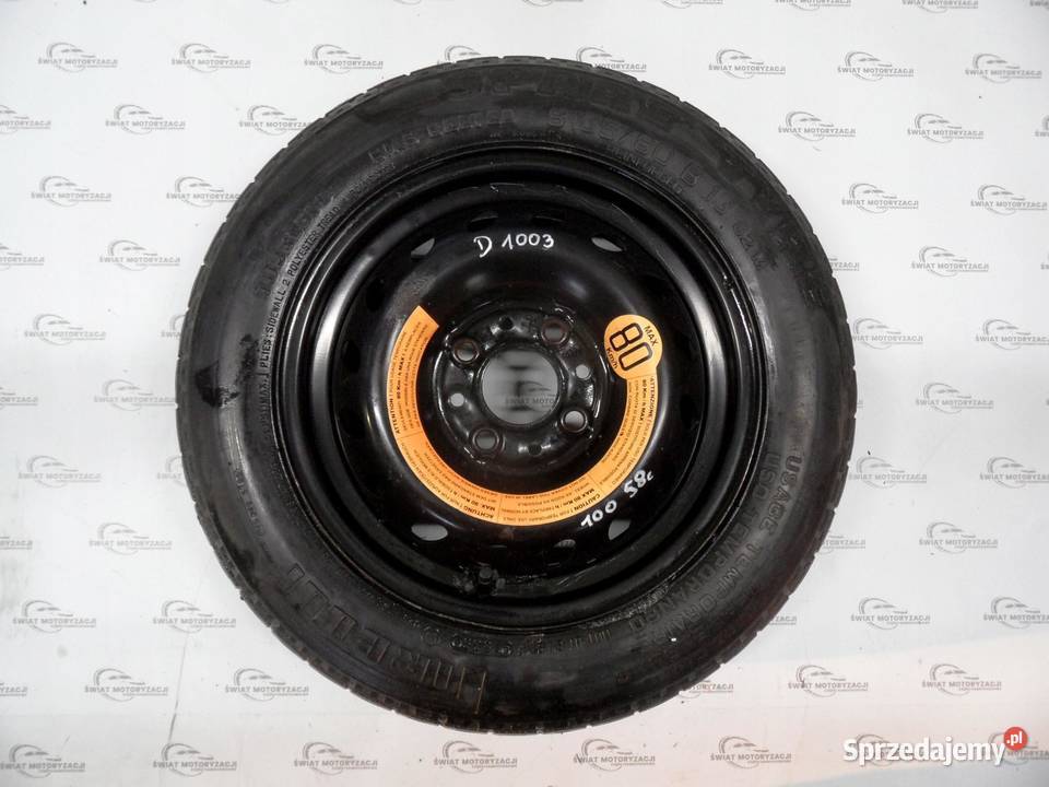 ALFA ROMEO FIAT LANCIA koło dojazdowe 1358014