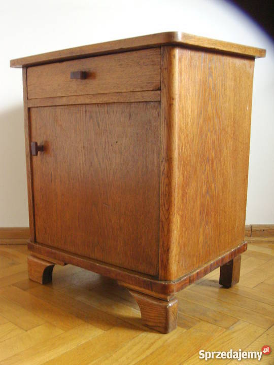 Stara szafka nocna Art Deco nakastlik vintage 50cm