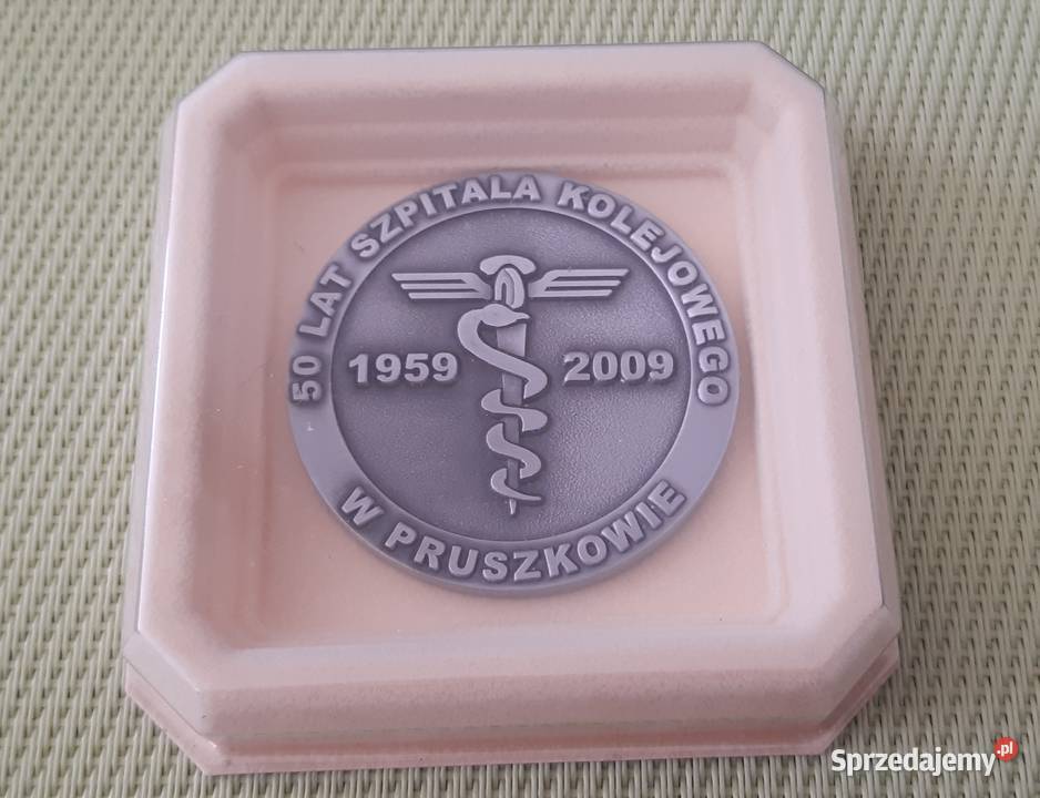 Medal pamiątkowy 50 LAT Szpitala Kolejowego w Pruszków