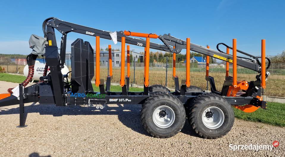 Nowa Przyczepa Leśna BMF 10T2Pro720 Pompa Sulęcin sprzedam