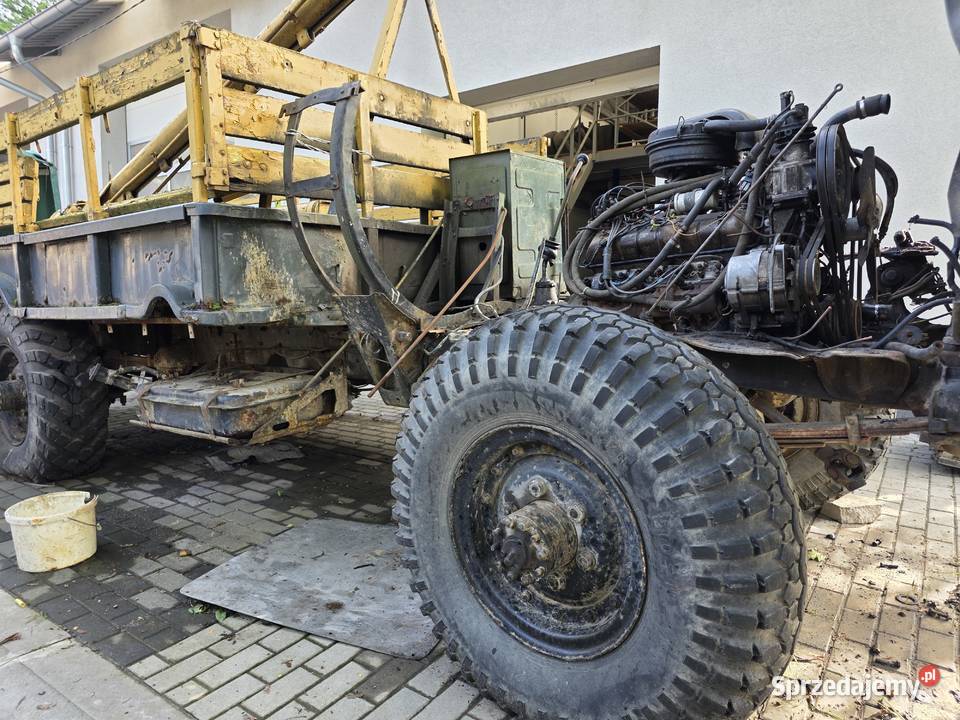 Gaz 66 4x4 wiertnica Samochody ciężarowe Nysa