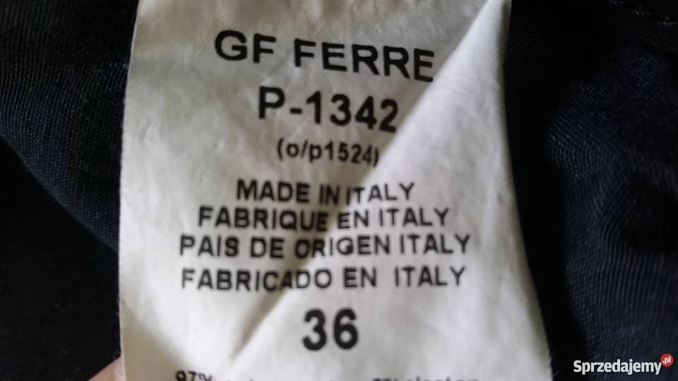 XL Ferre GF spodnie męskie dżinsy męskie czarny Kielce