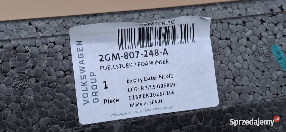 VW TCROSS T CROSS ABSORBER ZDERZAKA PRZÓD NOWY osobowe Bieleń