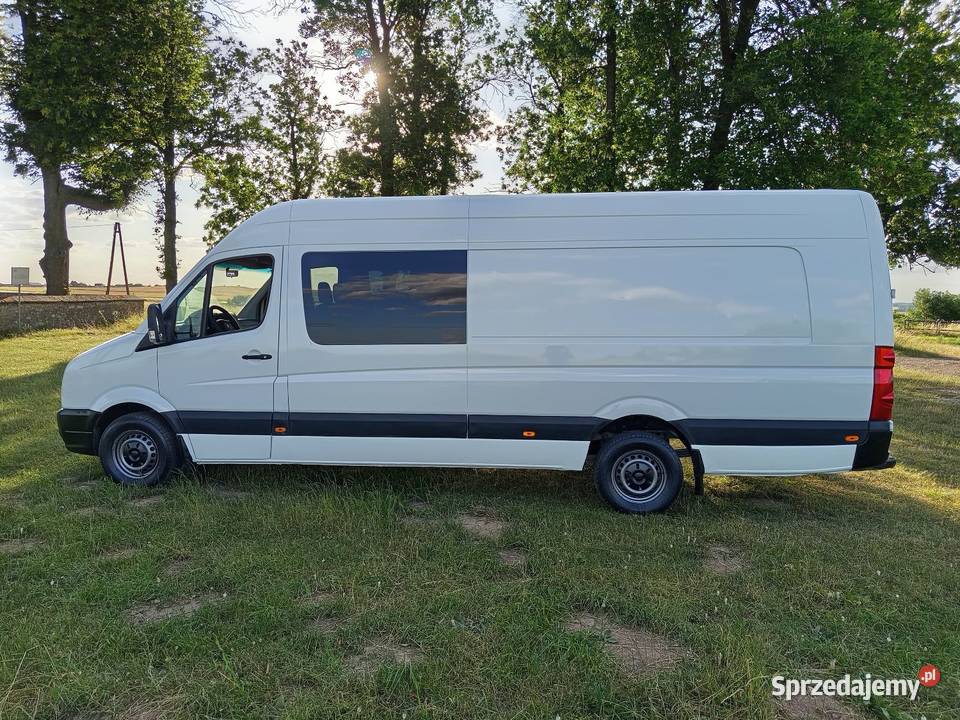 VW Crafter 2008r 25 163 Brygadówka 7 Osobowy śląskie Myszków sprzedam