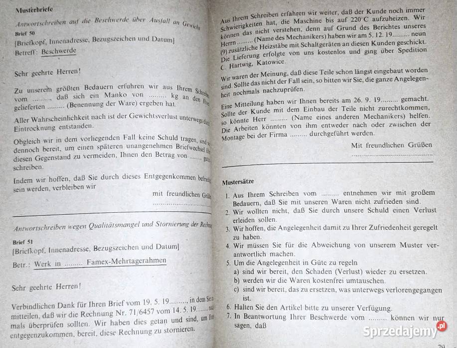 Handelsdeutsch Henryk Lewandowski Mieczysław Chełm