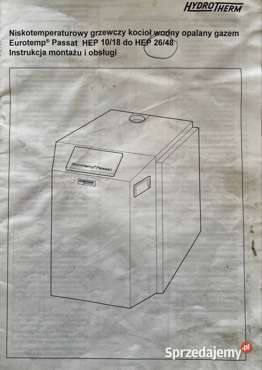 Sprzedam niskotemperaturowy grzewczy kocioł Konopki