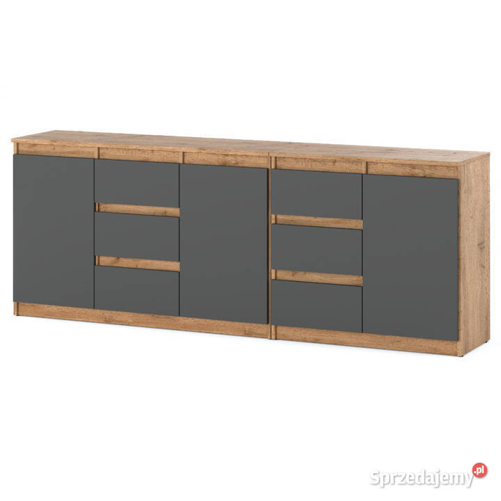 Komoda Nowoczesna Do Salonu Sypialni 6 Szuflad 75cm Elbląg sprzedam